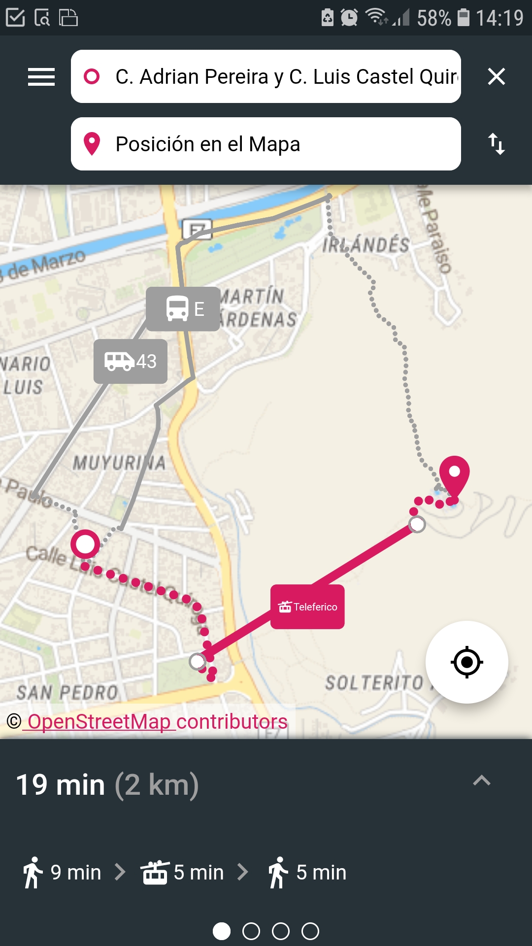 La ruta del Teleférico está ya incluida – Trufi App
